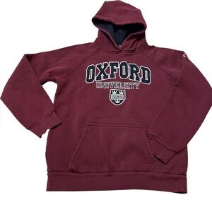 Women’s Maroon Oxford University Hoodie Size Medium